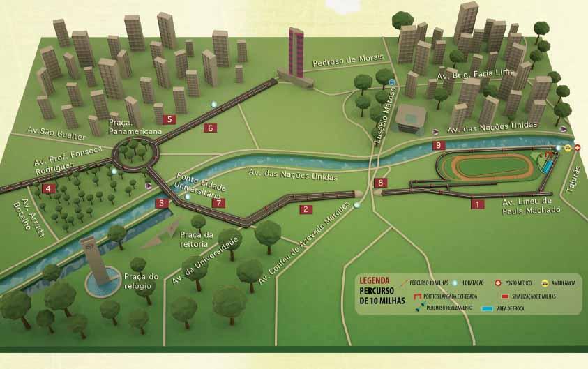 No dia 24 de julho a cidade de São Paulo será palco de mais uma etapa do Circuito Puma 10 milhas, corrida de rua que tem como grande diferencial o percurso sinalizado em milhas